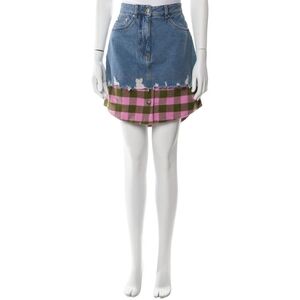 Moschino Jeans
Distressed Accents Knee-Length Skirt